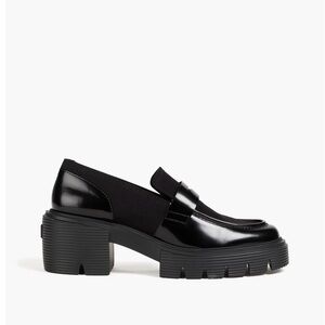 Stuart Weitzman Soho Loafer Black Leather